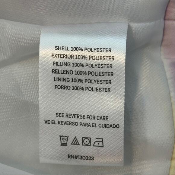 Toddler Girls 2T Calvin Klein Vest & Wonder Nation OS Hat Blue Yellow Pink - Picture 10 of 16